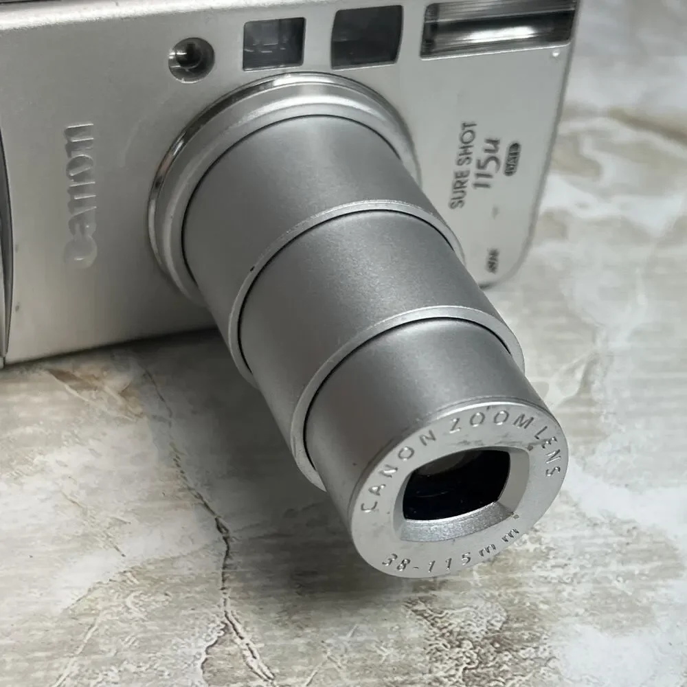 Canon Sure Shot 115u Date 35mm Film Camera Tested Working NO FILM or BATTERIES